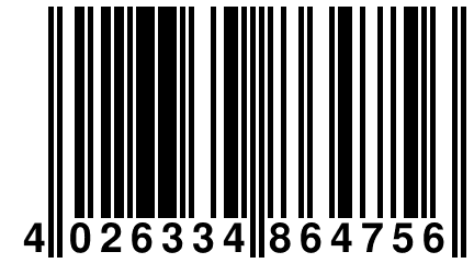 4 026334 864756