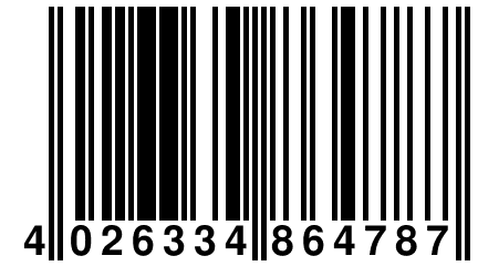 4 026334 864787