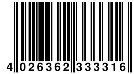 4 026362 333316