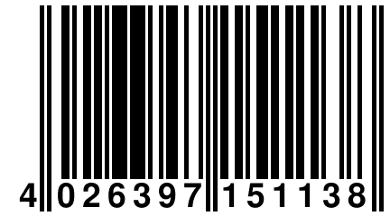 4 026397 151138