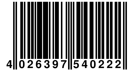 4 026397 540222