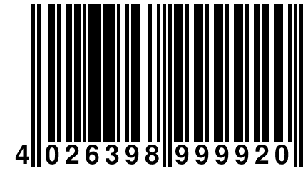 4 026398 999920