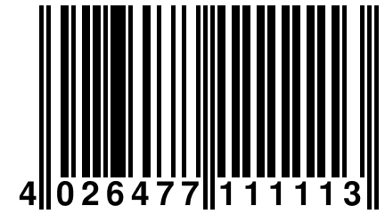 4 026477 111113