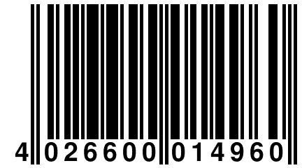 4 026600 014960