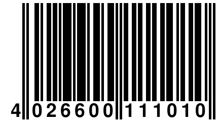 4 026600 111010