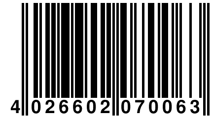 4 026602 070063