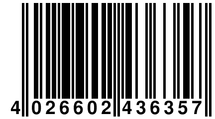 4 026602 436357