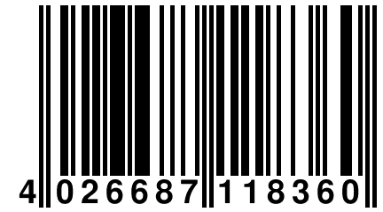 4 026687 118360