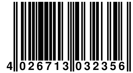 4 026713 032356