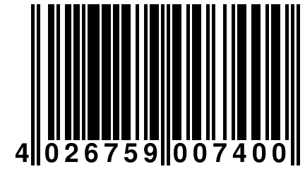 4 026759 007400