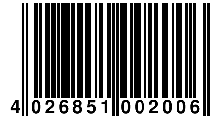 4 026851 002006