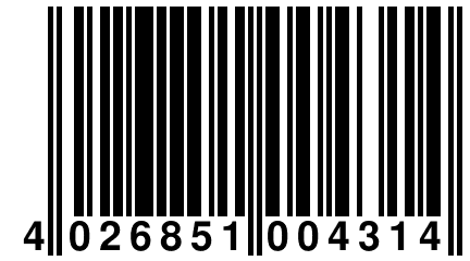 4 026851 004314