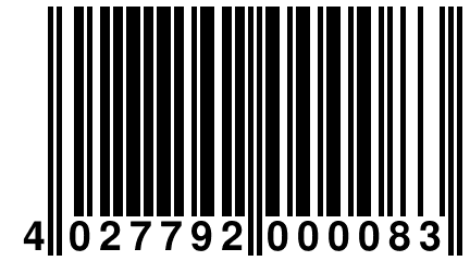 4 027792 000083