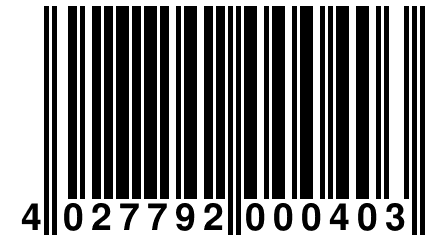 4 027792 000403