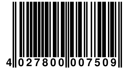 4 027800 007509