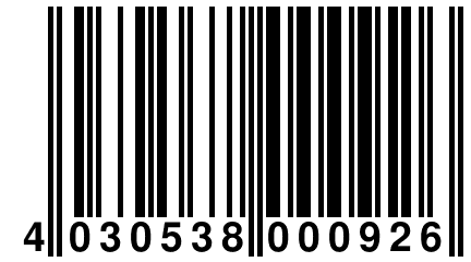 4 030538 000926