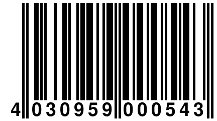 4 030959 000543