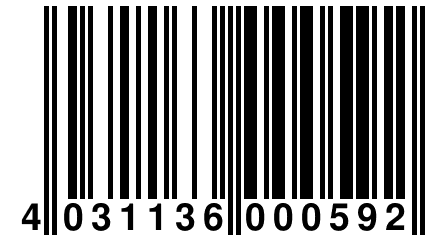 4 031136 000592