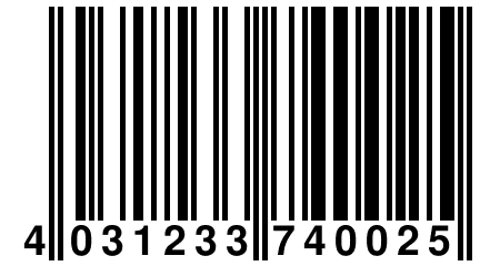 4 031233 740025