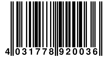 4 031778 920036