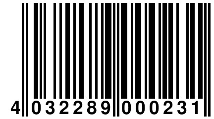 4 032289 000231