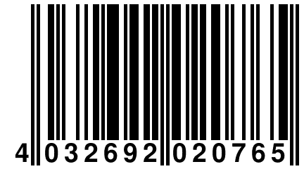 4 032692 020765