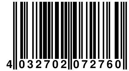 4 032702 072760