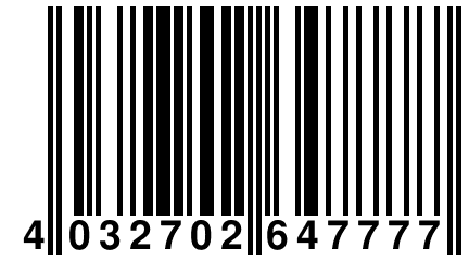 4 032702 647777