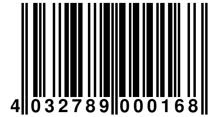 4 032789 000168