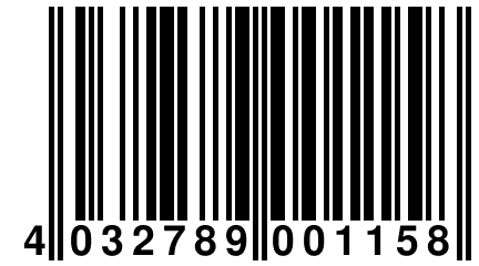 4 032789 001158