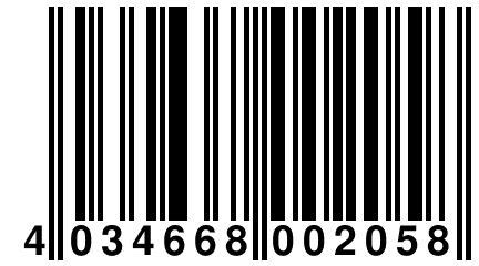 4 034668 002058