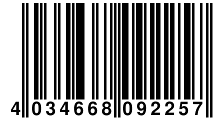 4 034668 092257