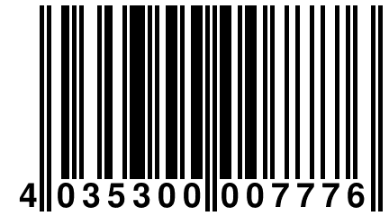 4 035300 007776