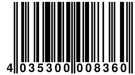 4 035300 008360