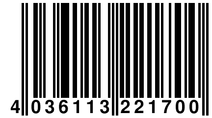 4 036113 221700