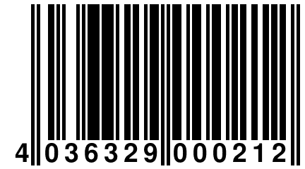 4 036329 000212