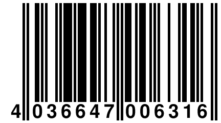 4 036647 006316