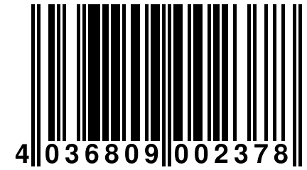 4 036809 002378