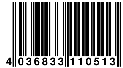 4 036833 110513