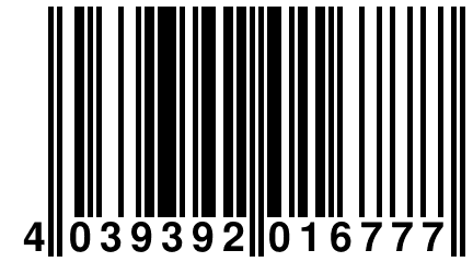 4 039392 016777