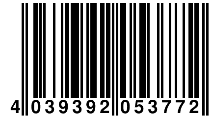 4 039392 053772