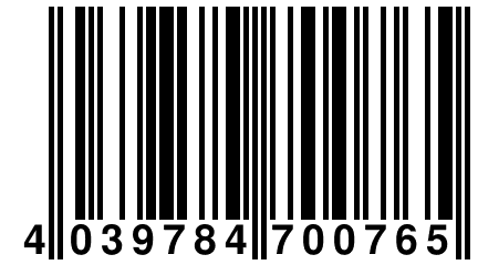 4 039784 700765