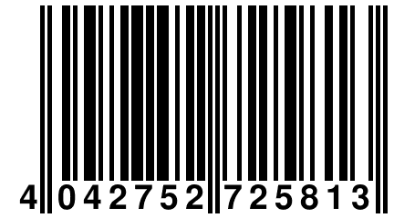 4 042752 725813