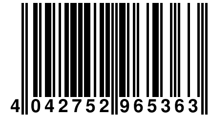 4 042752 965363