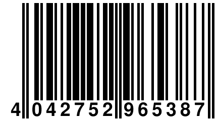 4 042752 965387