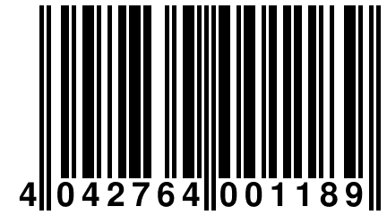 4 042764 001189