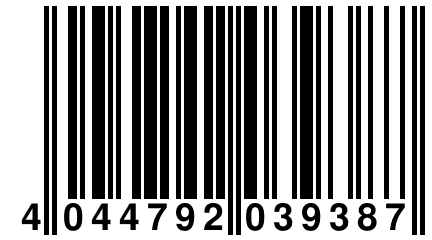 4 044792 039387