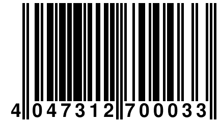 4 047312 700033