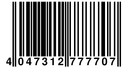 4 047312 777707