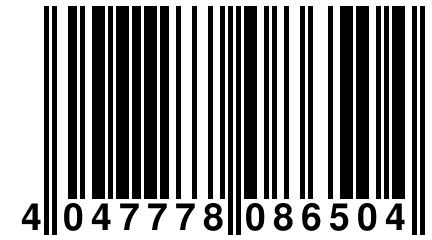 4 047778 086504